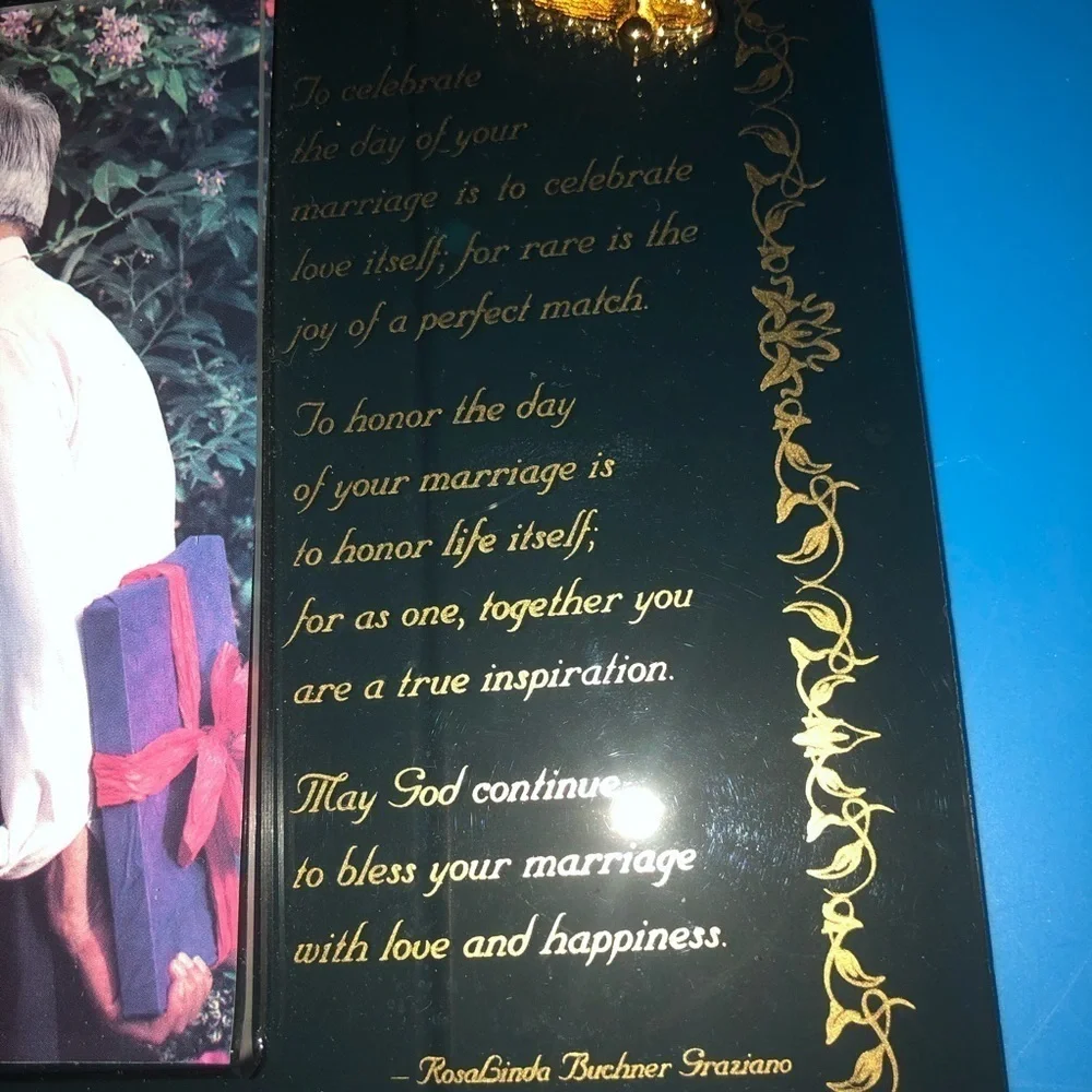 Happy Anniversary keepsake picture frame